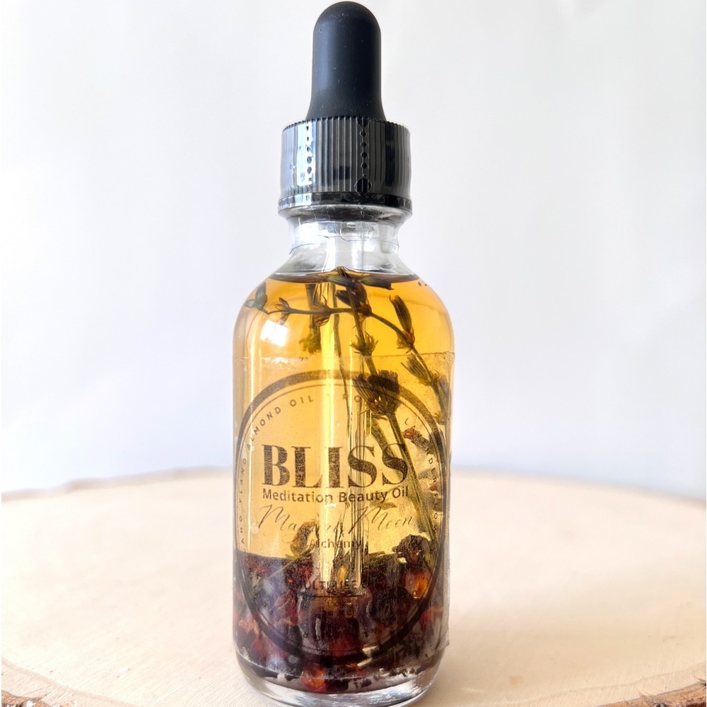 BLISS Meditation Oil 2 ounce Bottle by Mayari Moon Alchemy
